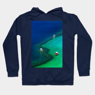 Natural underwater borderline Hoodie